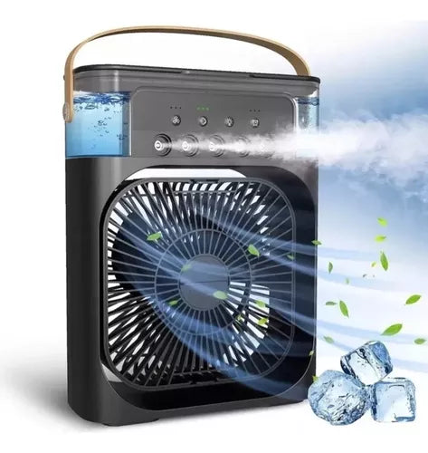 VENTILADOR HUMIDIFICADOR PORTATIL