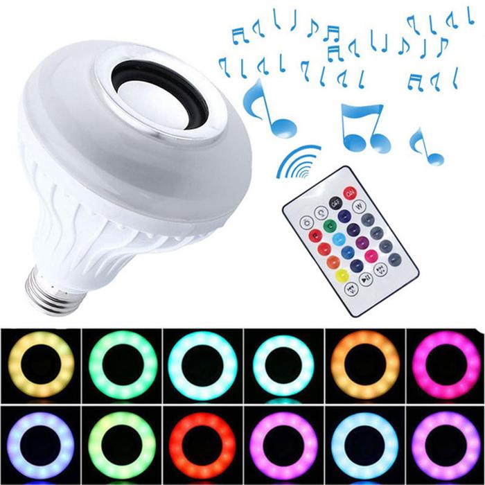 BOMBILLO PARLANTE BLUETOOTH MULTICOLOR