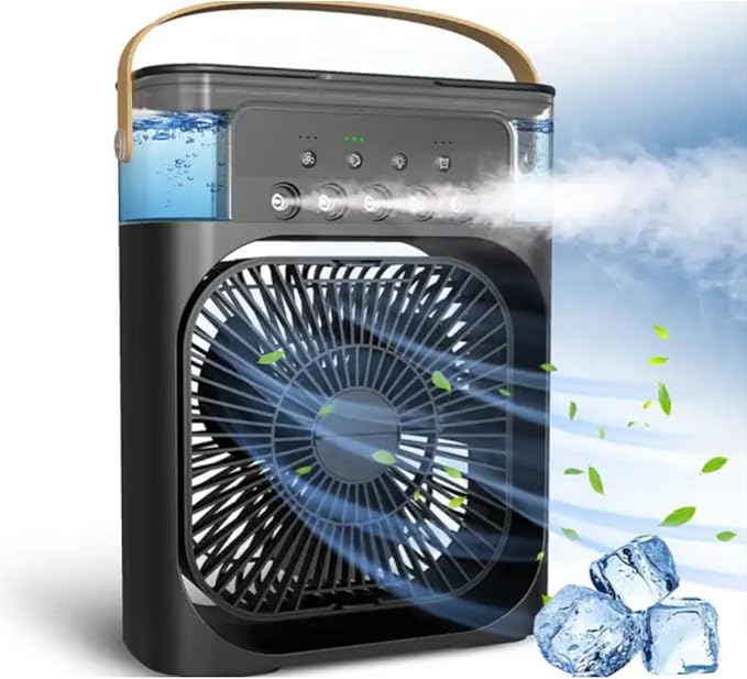 VENTILADOR HUMIDIFICADOR PORTATIL