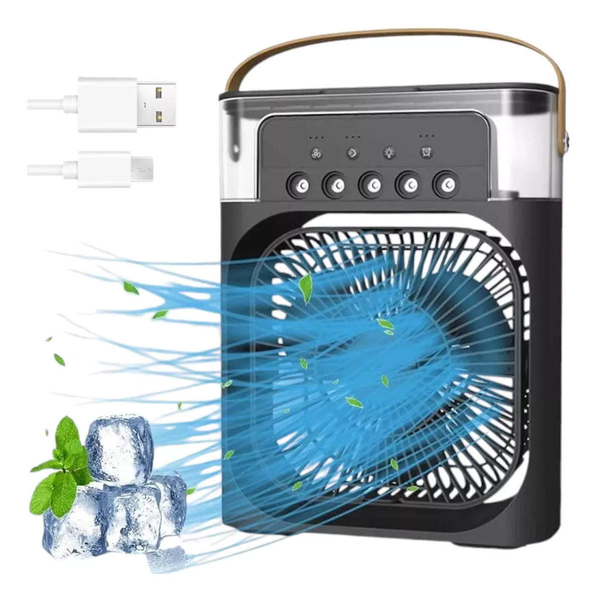 VENTILADOR HUMIDIFICADOR PORTATIL