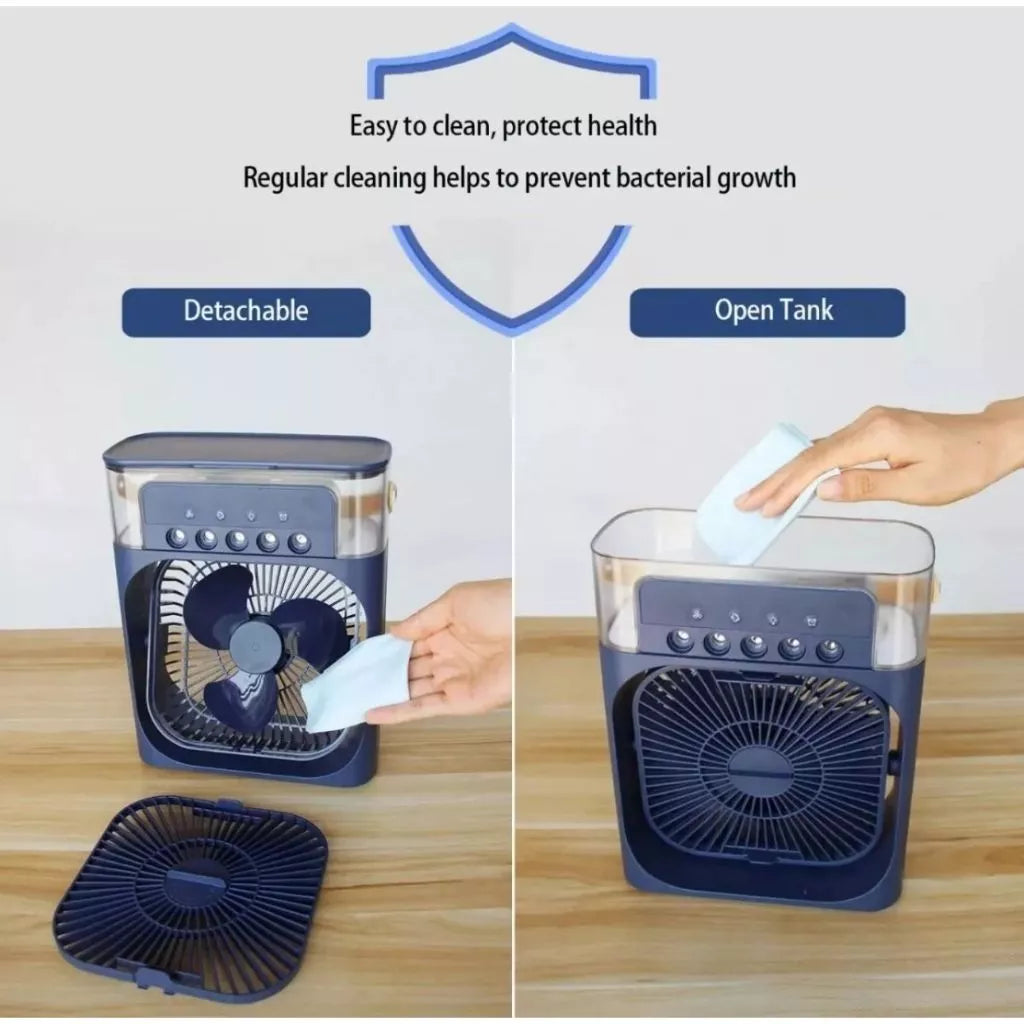 VENTILADOR HUMIDIFICADOR PORTATIL